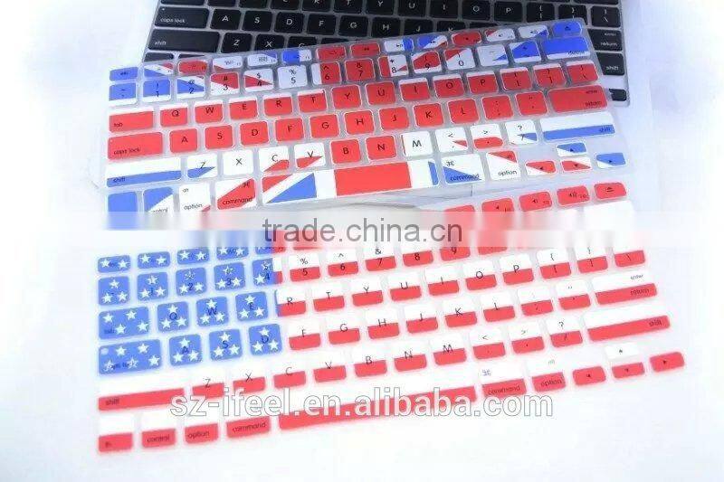 Silicone Keyboard,Colourful Keyboard Cover For Apple for Macbook/Air/Por