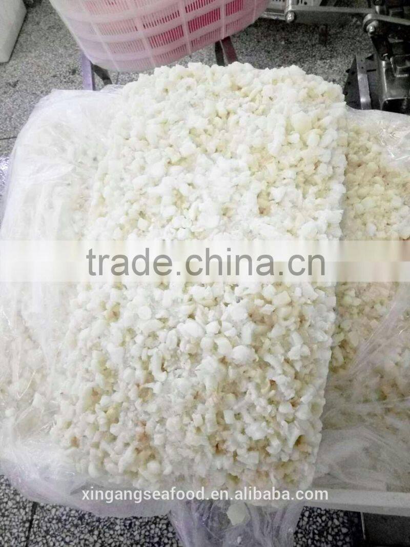 broken rings /chopped meat of squid wings for TAIWAN market