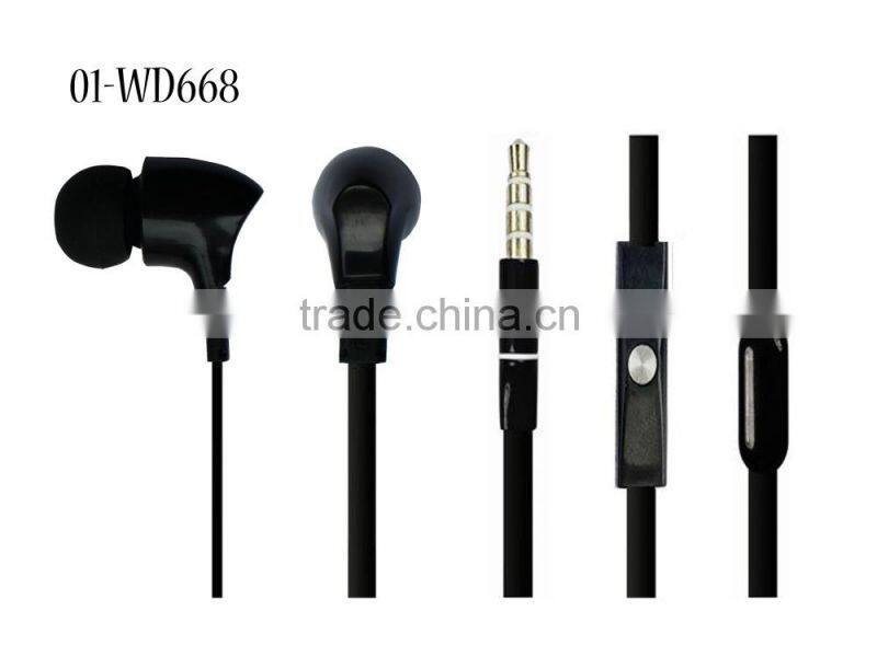 Mobile phone accessories factotry supply handsfree earphone