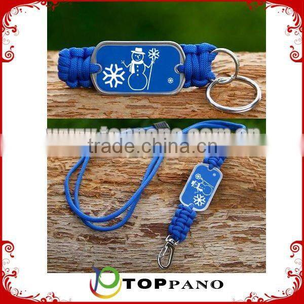 latest custom fashion design survival bracelet manufacturer