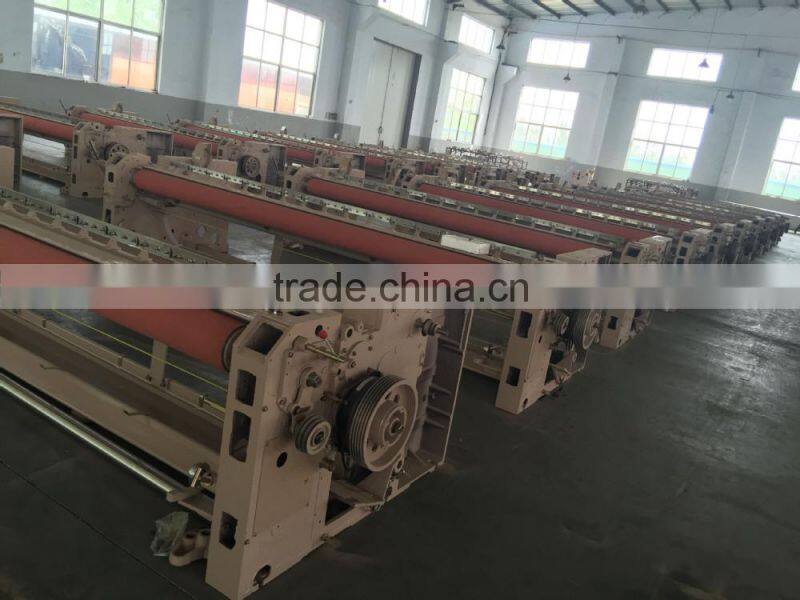 2015 new high speed double or three nozzle water jet loom machine with dobby shedding