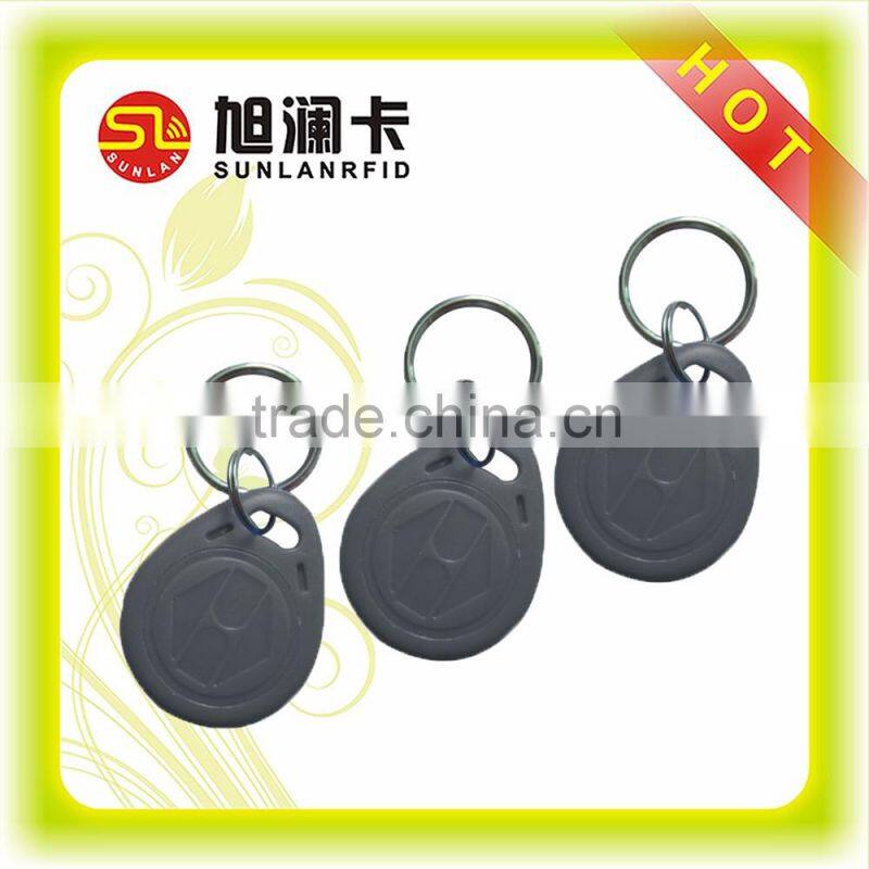 punched hole 13.56MHz rfid magnetic key fob for access control system