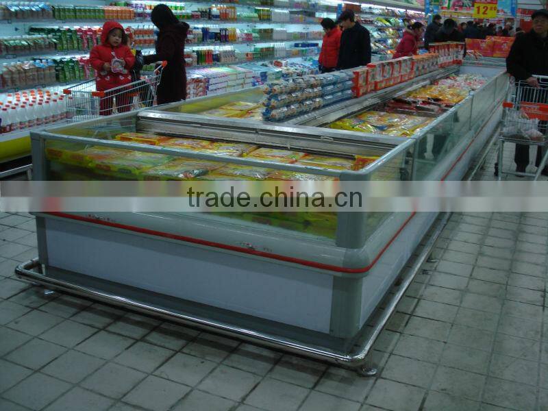 commercial huge capacity supermarket refrigerators for sea food