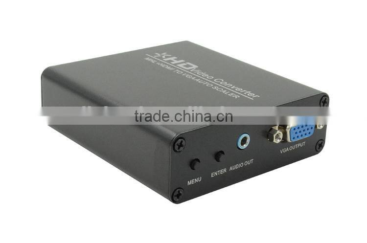 LM-HV01 Digital to Analog 1080p HDMI to VGA Converter supports MHL 2.0&DVI 1.0