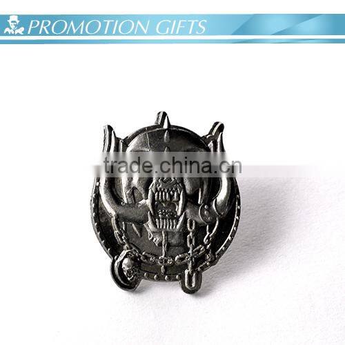 cool custom iron plating nickel badge