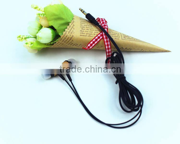 Wooden Earphones ,Custom Earphones In Bulk,Hot Sale Earphone