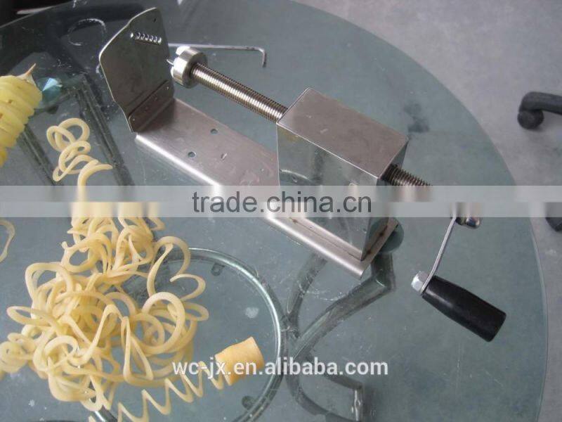 Twisted Tornado Spiral Potato Cutter/Slicer for Potato Chips/WP-04 Spiral Potato Cutter/Wholesale potato curly fry cutter