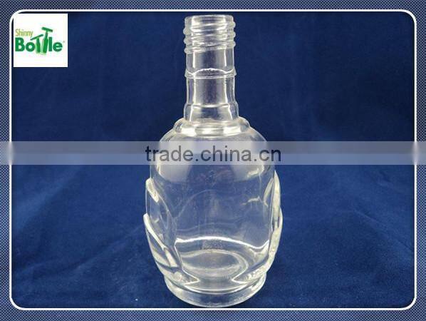 transparent glass wine bottle, spirit bottles, glass bottle wholesale