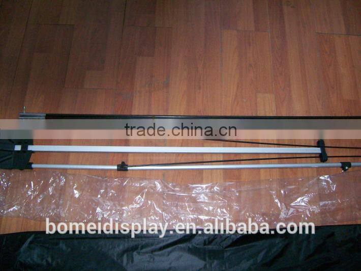 Advertising and display uasage steel material x banner stand system