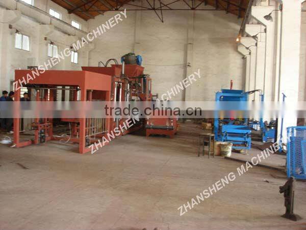 QT10-15 sand and cement block plant for money earning project