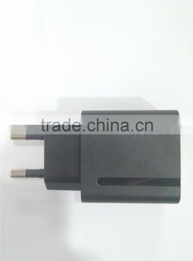 Original packing EU Plug Chicony AC ADAPTER W12-010N3D 5V 2A with USB port for mobile phone use