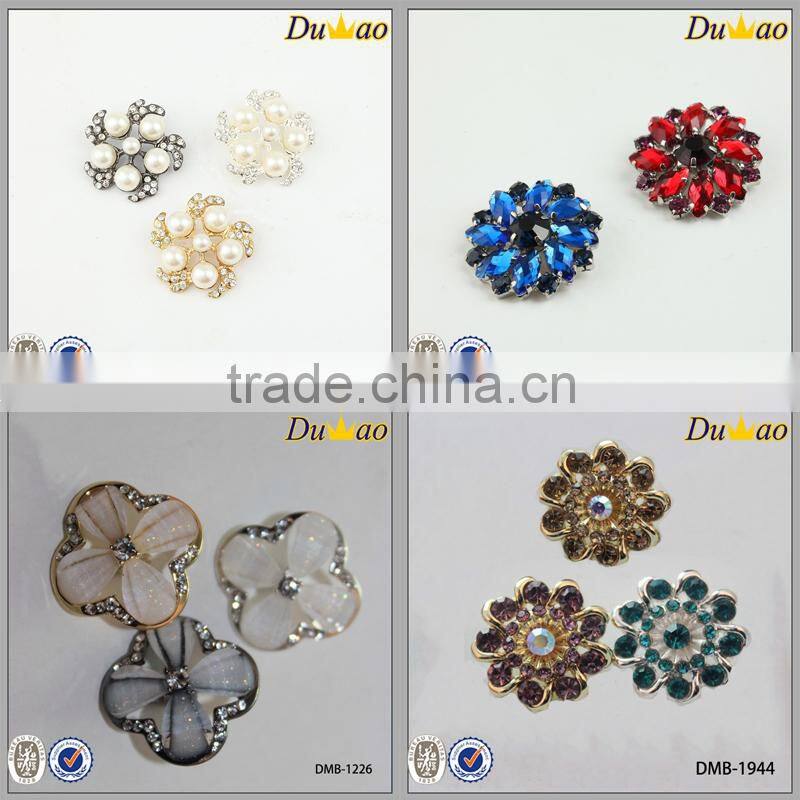 retro style metal button rhinestone shirt button