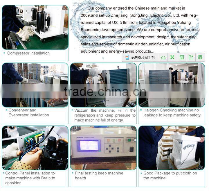 8.5kg/hr Desiccant Rotor Dehumidifier SJ-1200M