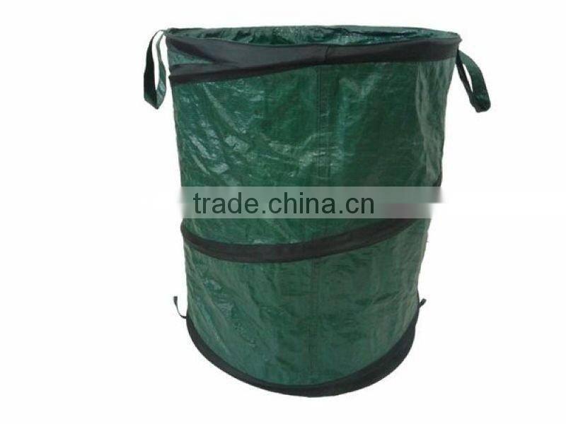 PE pop up garden bag/leaf bag/trash bag