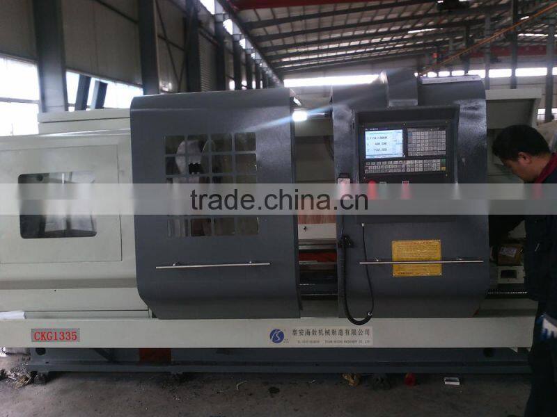 CKG1335 CNC automatic pipe thread lathe/ pipe threading machine with the factory manufacturing price