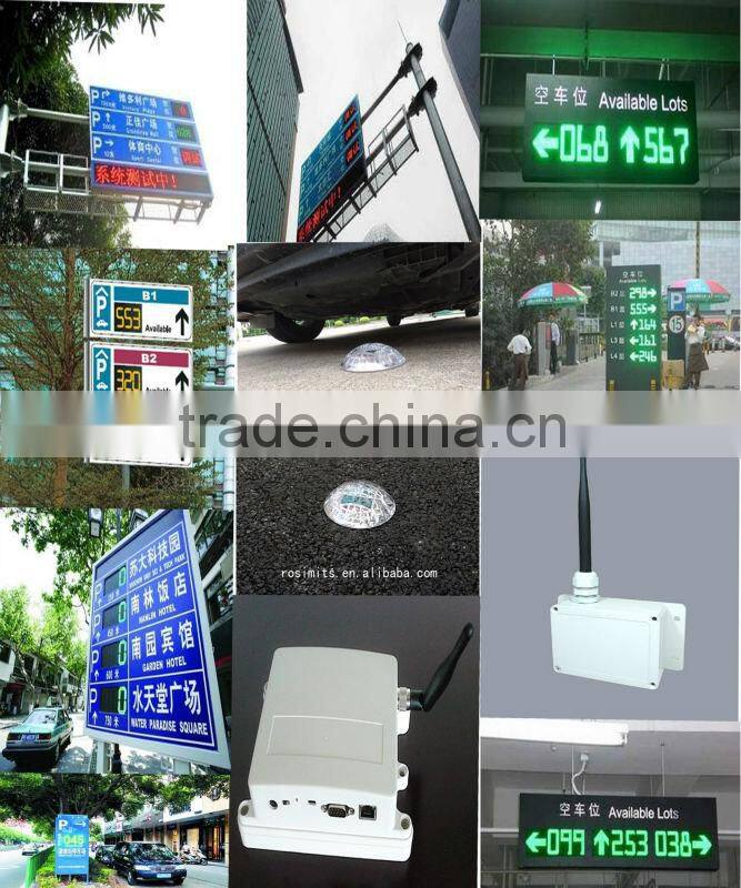 accuracy>99% Newest and Small Wireless Parking Lot Sensor for guidance system replacing ultrasonic sensor
