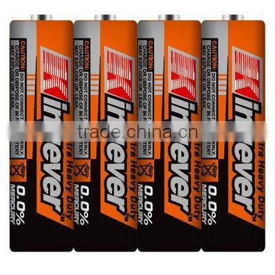 AA um-3 R6p non-rechargeable 1.5v heavy duty zinc chloride dry cell battery