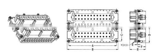 HE-048 Germany Connector Heavy Duty Connector
