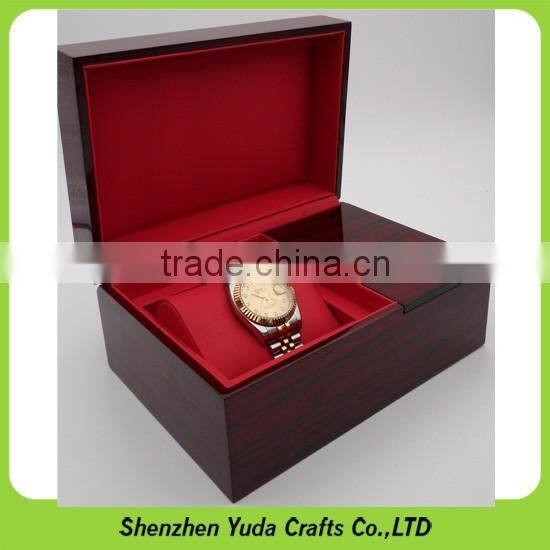 Most popular wooden watch packaging case custom handmade mdf watch box