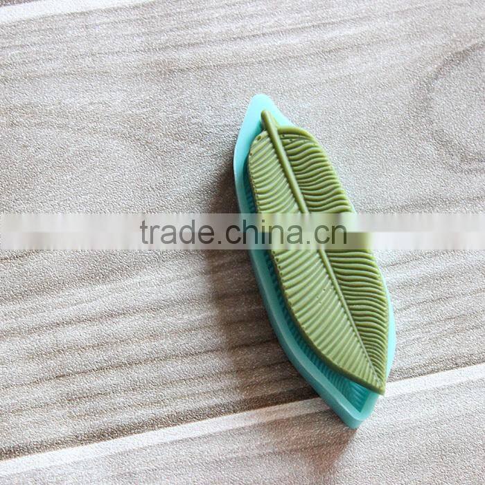 Leaf Shape Baking Cake Mold Silicone , DIY New Cookie Soap Mould, 3D Silicone Rubber Cake Molds