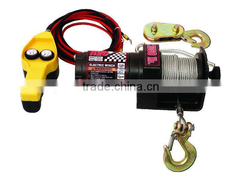 Torin BigRed 12V Electric Winch 2000LBS