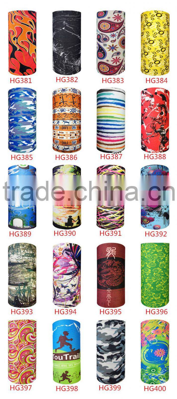 multifunctional seamless tube bandana stretchy headbands