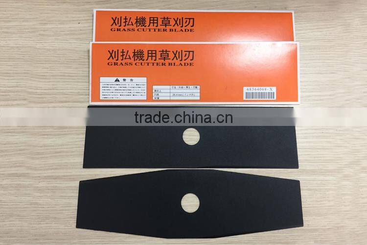 Gas petrol type brush cutter grass trimmer straight metal blade