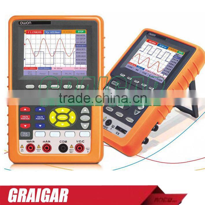 HDS3102M-N OWON 3.8" LCD Display Handheld Scopemeter+Multimeter+Cymometer/Dual Digital Storage Oscilloscope/Bandwidth 100MHz