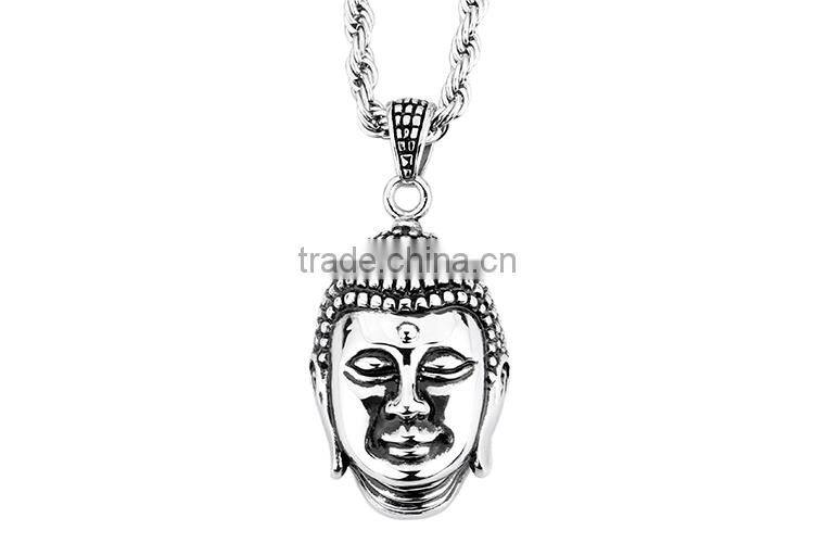Best sell fashion design hot stainless steel buddha pendant