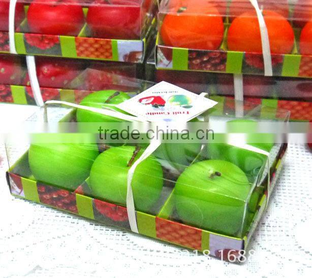 Handicraft fruit candle