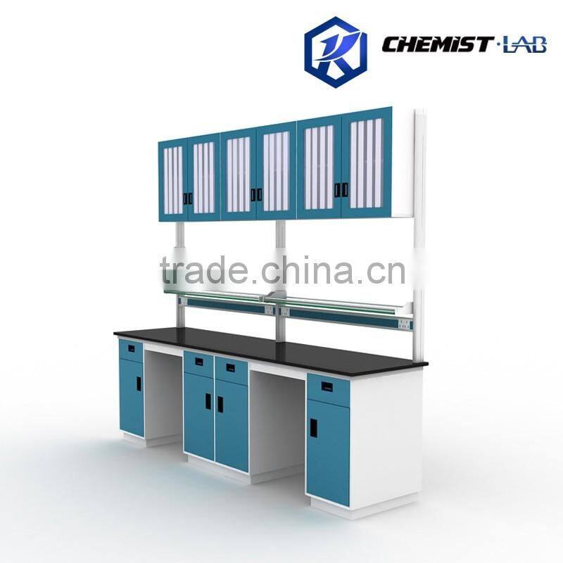 high quality all steel cheap lab side tables with drawers in industrial plant