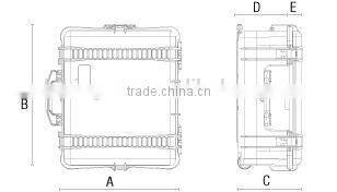 Plastic Tool case with handle