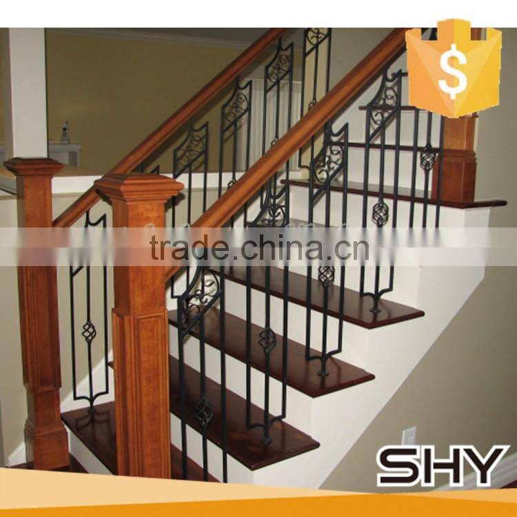 Interior Prefab Wrought Iron Stair Railing Designs