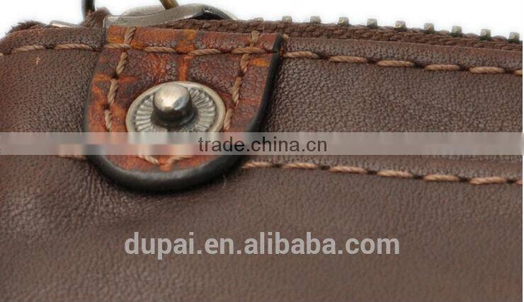 vintage men's business wallets customized genuine leather wallet