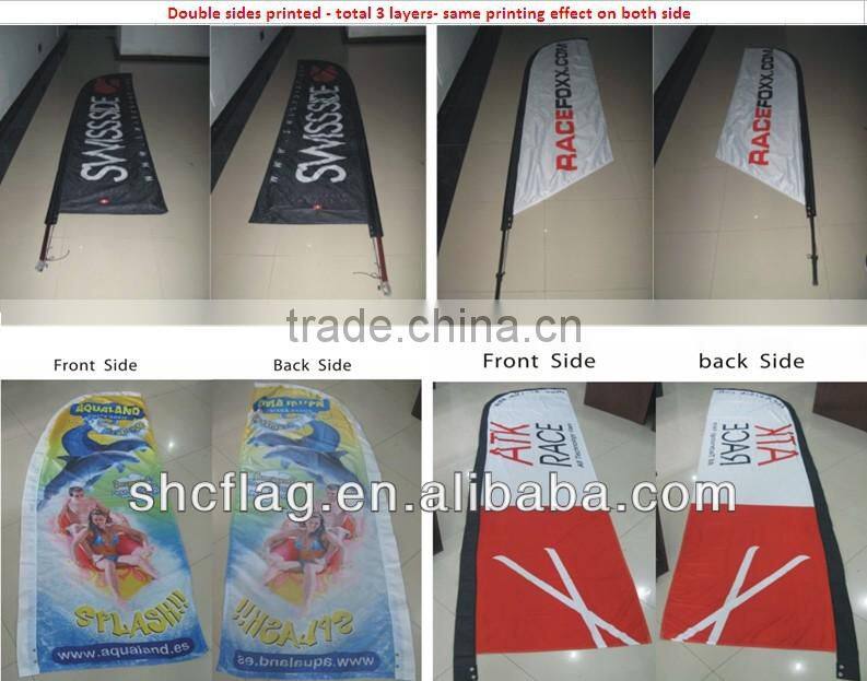 Colorful Marketing Campaign Feather/Beach Flags