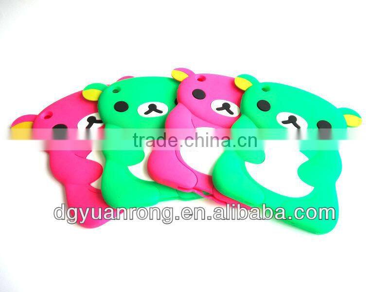 silicon case for phone, cute animal fashion silicone phone case