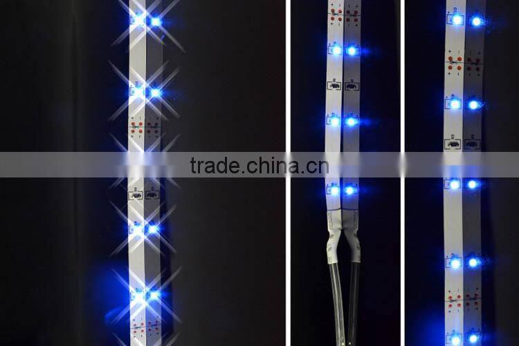 Flexible led strip light DC12vled/m non waterroof BLUE