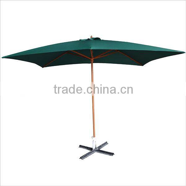 High quality wooden structure wooden umbrella