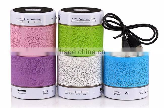 LED Portable Mini Bluetooth Speakers Wireless Smart Hands Free Speaker With FM Radio Support SD Card For iPhone Samsung A9