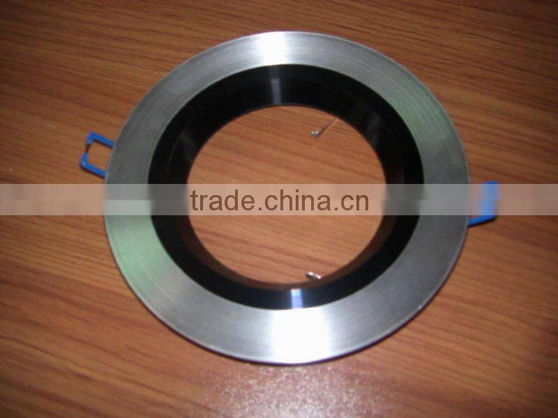 CNC aluminum lighting frames Aluminum AR111 ceiling light holder made in china