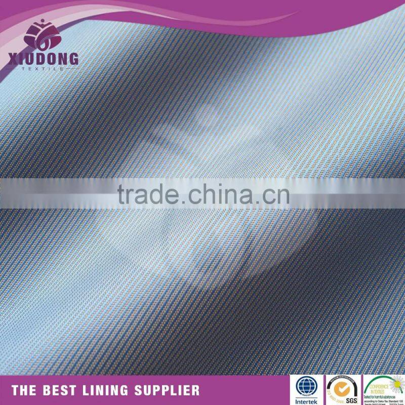 hot sell TR polyester viscose twill suiting fabric for clothes lining