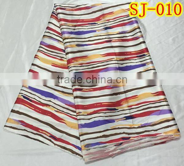 African satin silk fabric in 2015 SJ-010