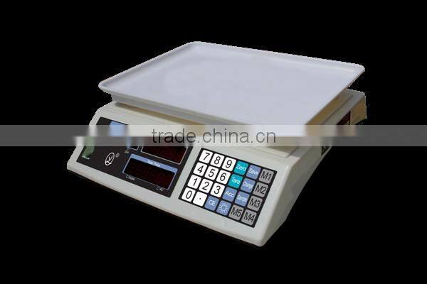 Delicate display LED 30kg digital price scales