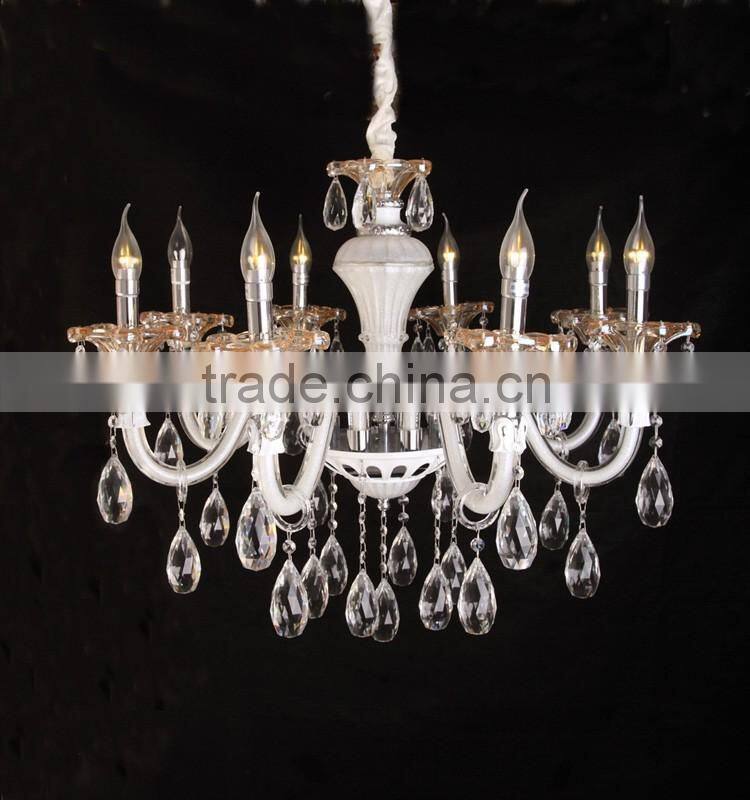 Modern Candle Light Pendant Crystal Lamp
