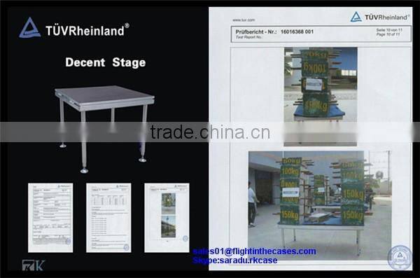 Ourdoor Beyond Stage with Adjustable Height 80cm - 140cm Nonslip Finish