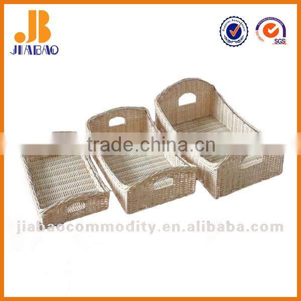 Woven Plastic Rattan Basket Australia Wholesale