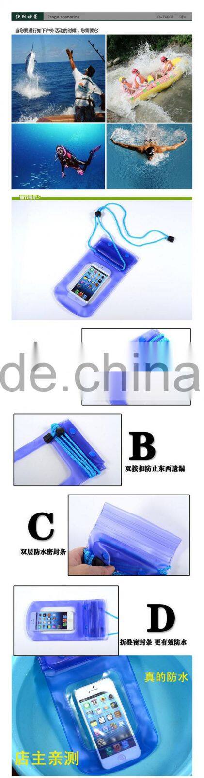 Wholesale Phone Waterproof Case, PVC Waterproof Pouch(DYB16-002)