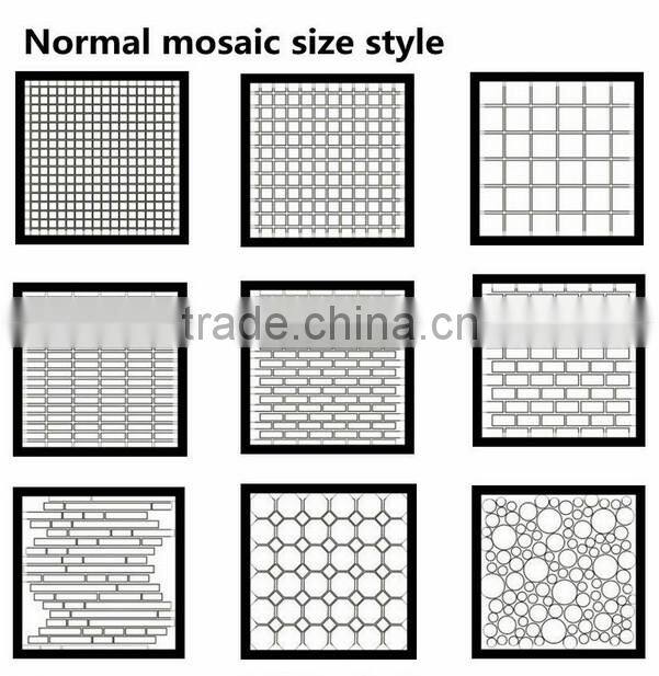 backsplash decorative metal mix glass mosaic tile
