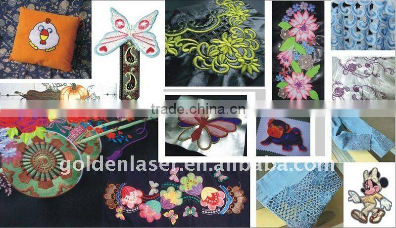 High speed Laser bridge embroidery machine