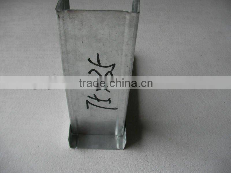 galvanized Accessory stud track ceiling wall partition